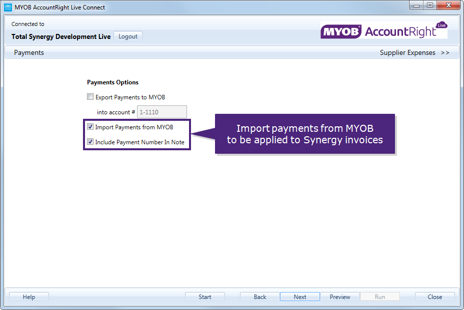 import checkmark payroll to myob import checkmark payroll to myob